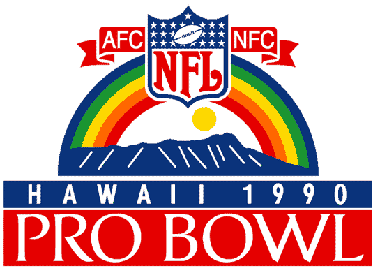 Pro Bowl 1990 Logo iron on paper